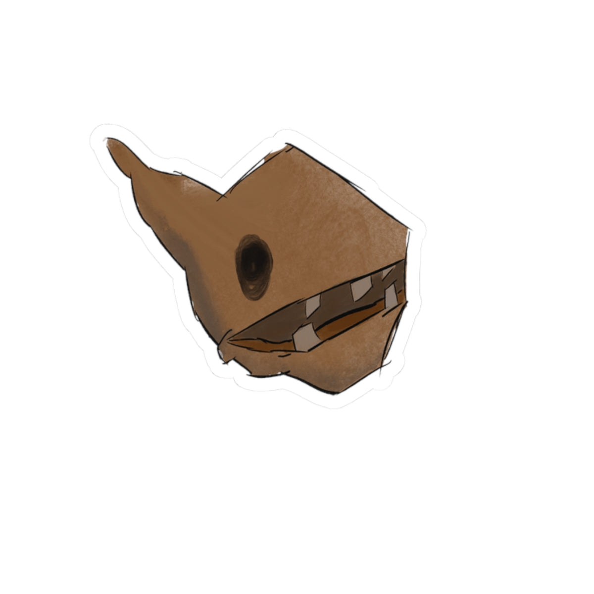 Dusty the Brown Spirit Vinyl Sticker