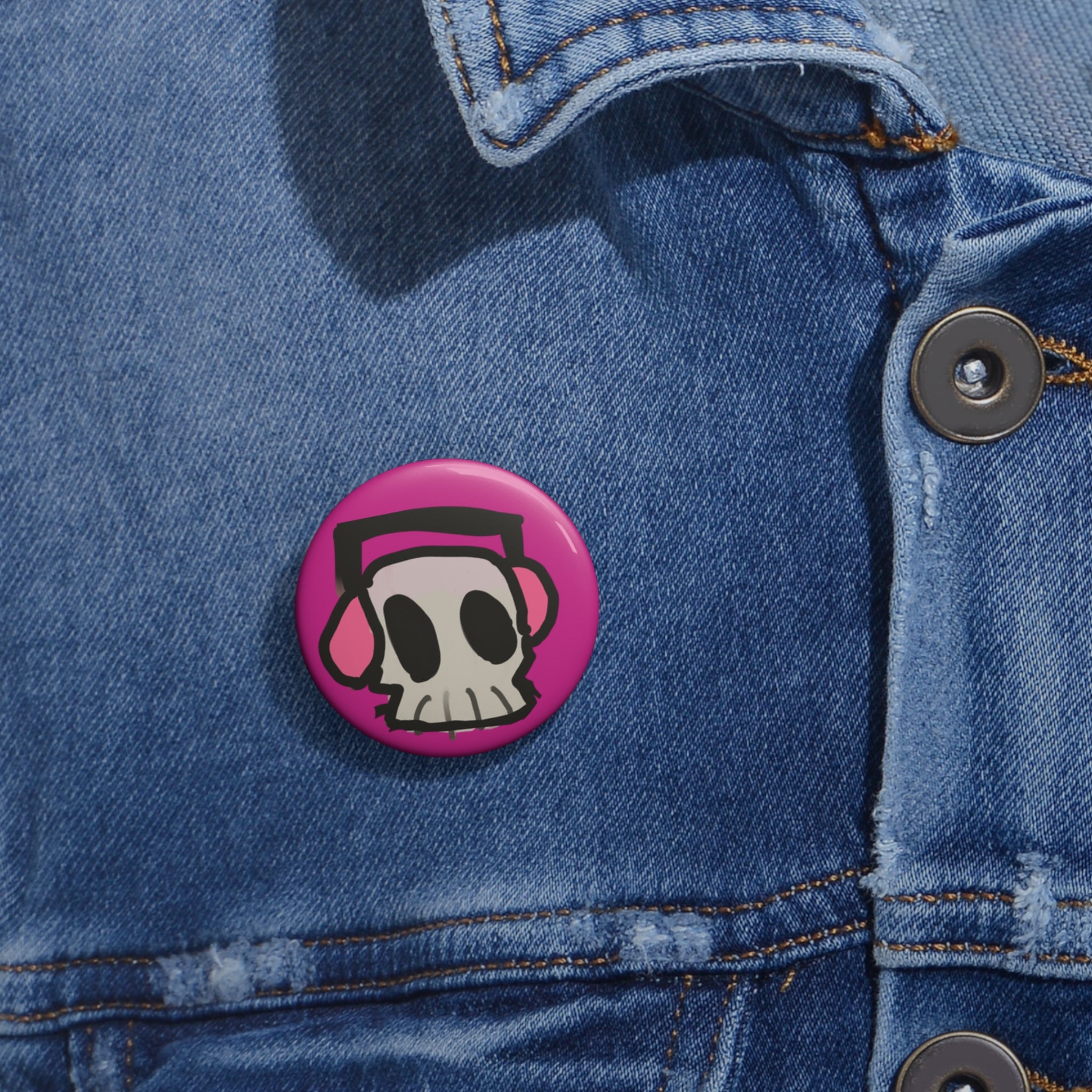Headphones Skull PIn