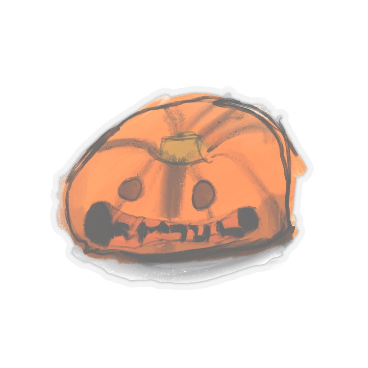 Halloween Pumpkin Kiss-Cut Vinyl Decal