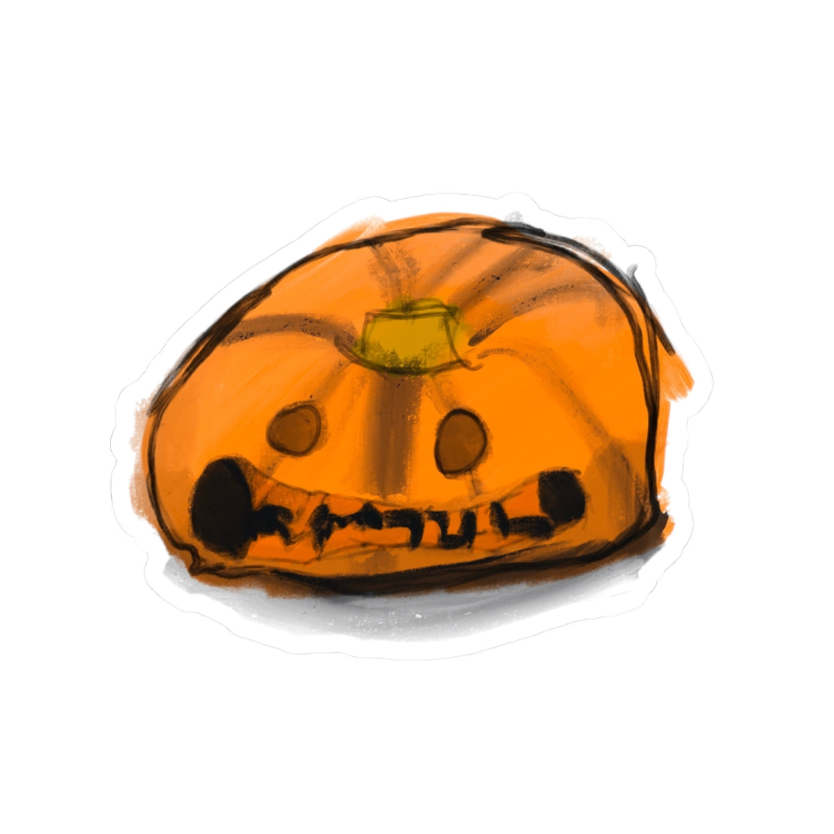 Halloween Pumpkin Kiss-Cut Vinyl Decal