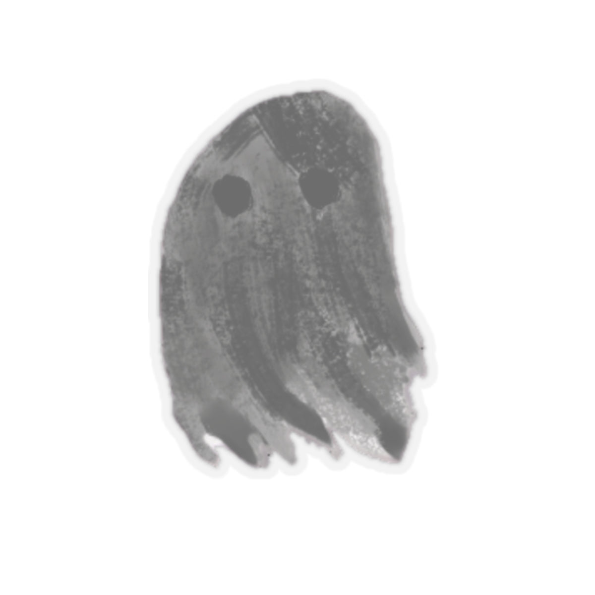 Friendly Phantom Kiss-Cut Sticker