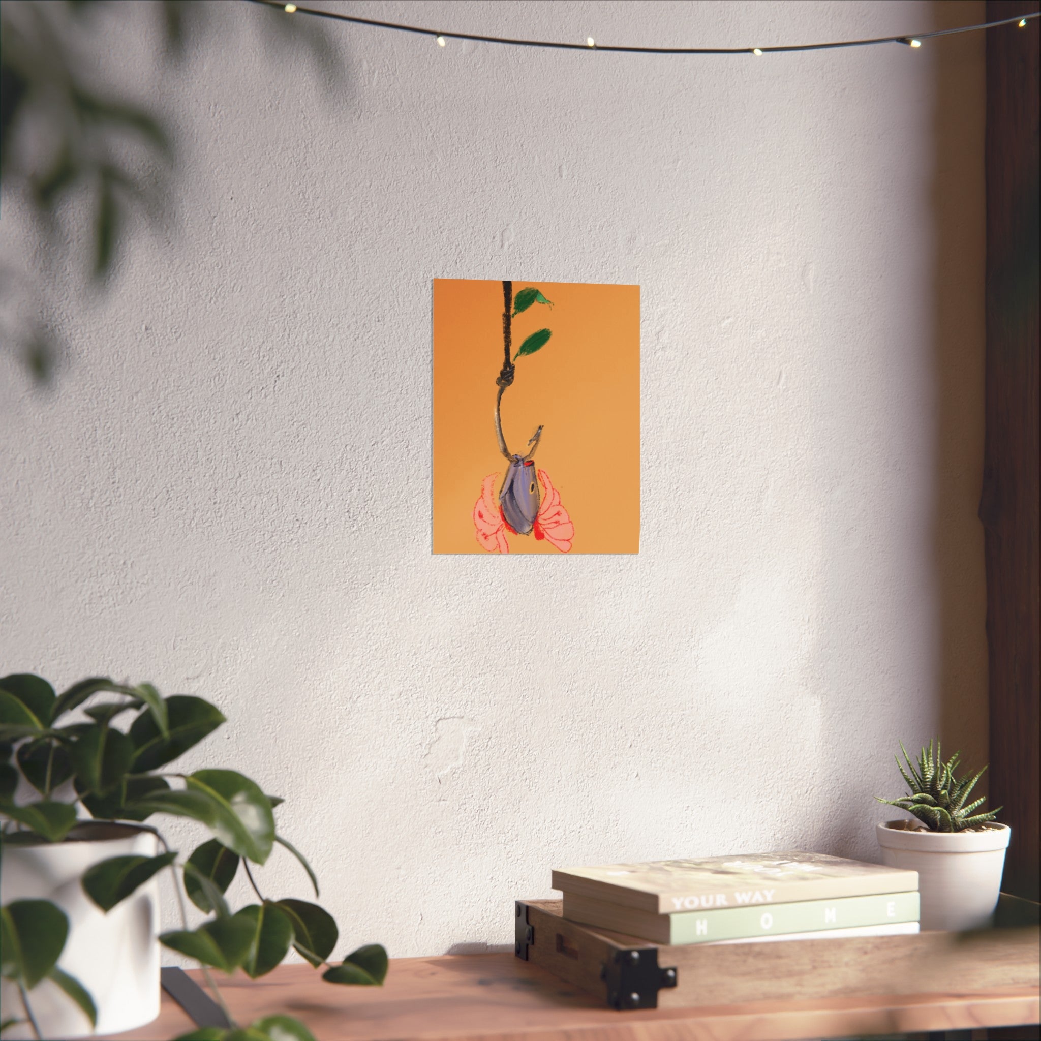 Hanging Botanical Bloom Poster | Fine Art Poster