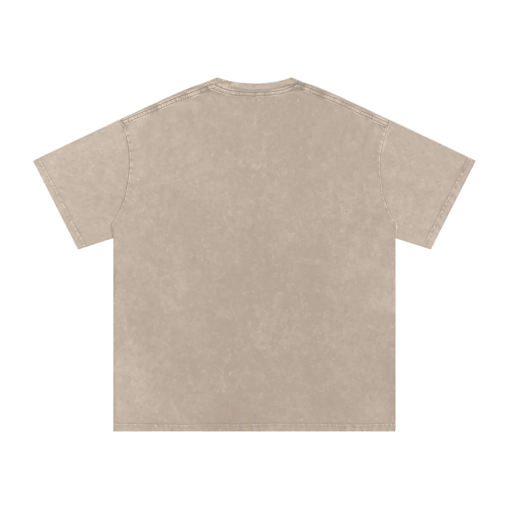 Beige t-shirt on a white background