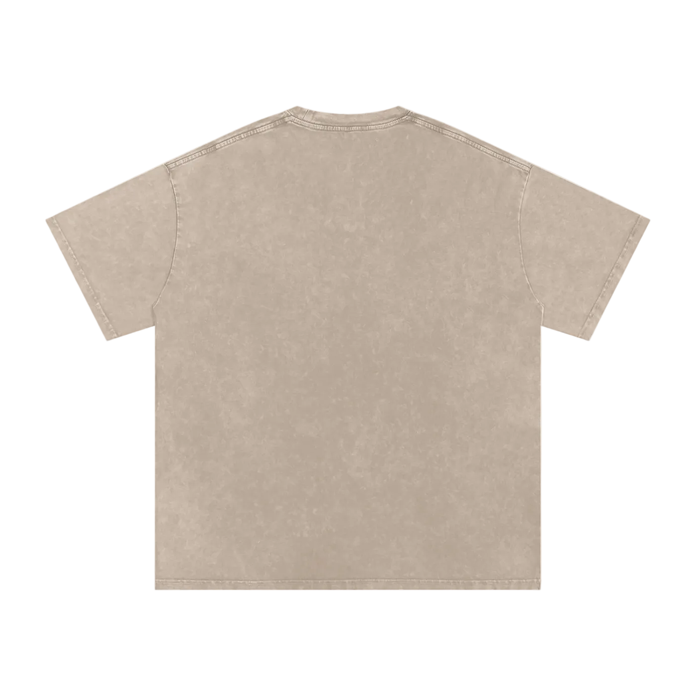 Beige t-shirt on a white background