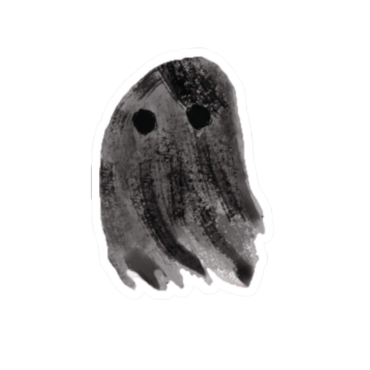 Friendly Phantom Kiss-Cut Sticker