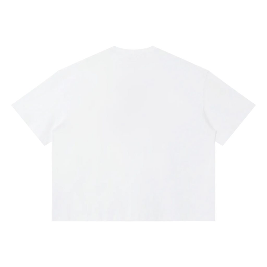 Plain white t-shirt on a white background