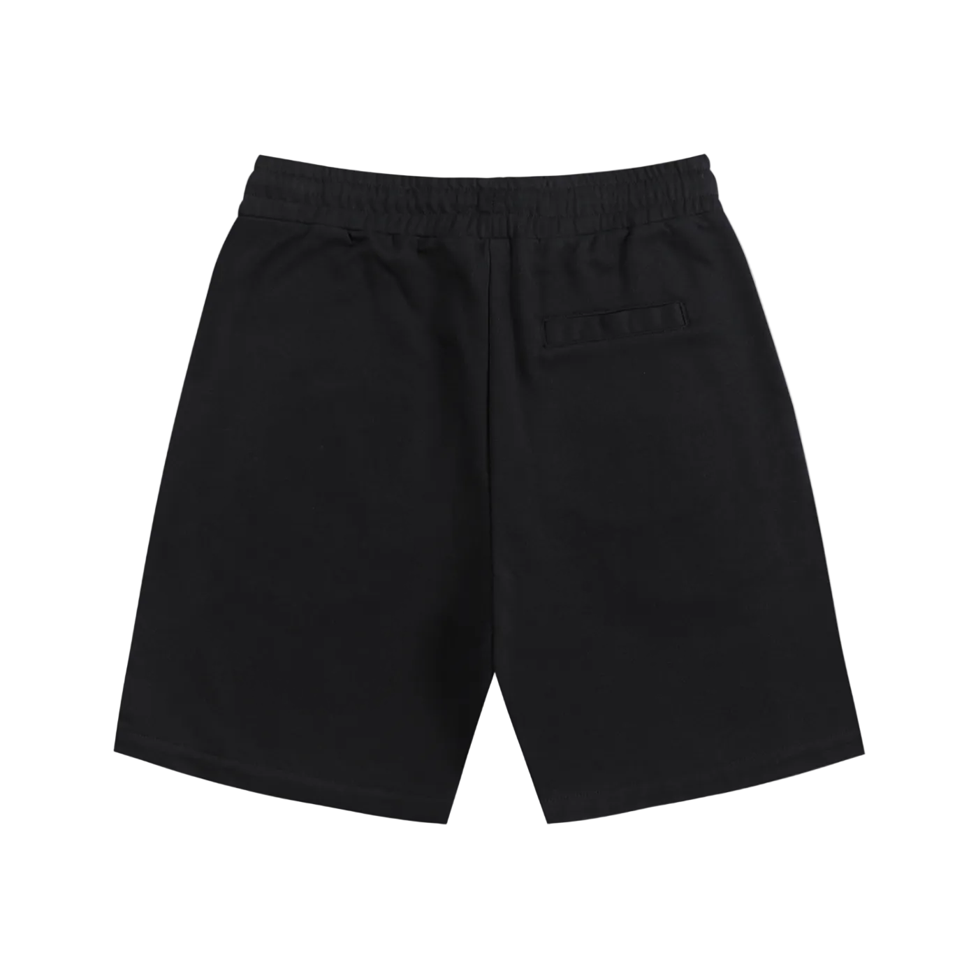 Black shorts on a white background