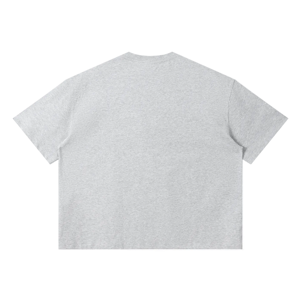 Plain gray t-shirt on a white background