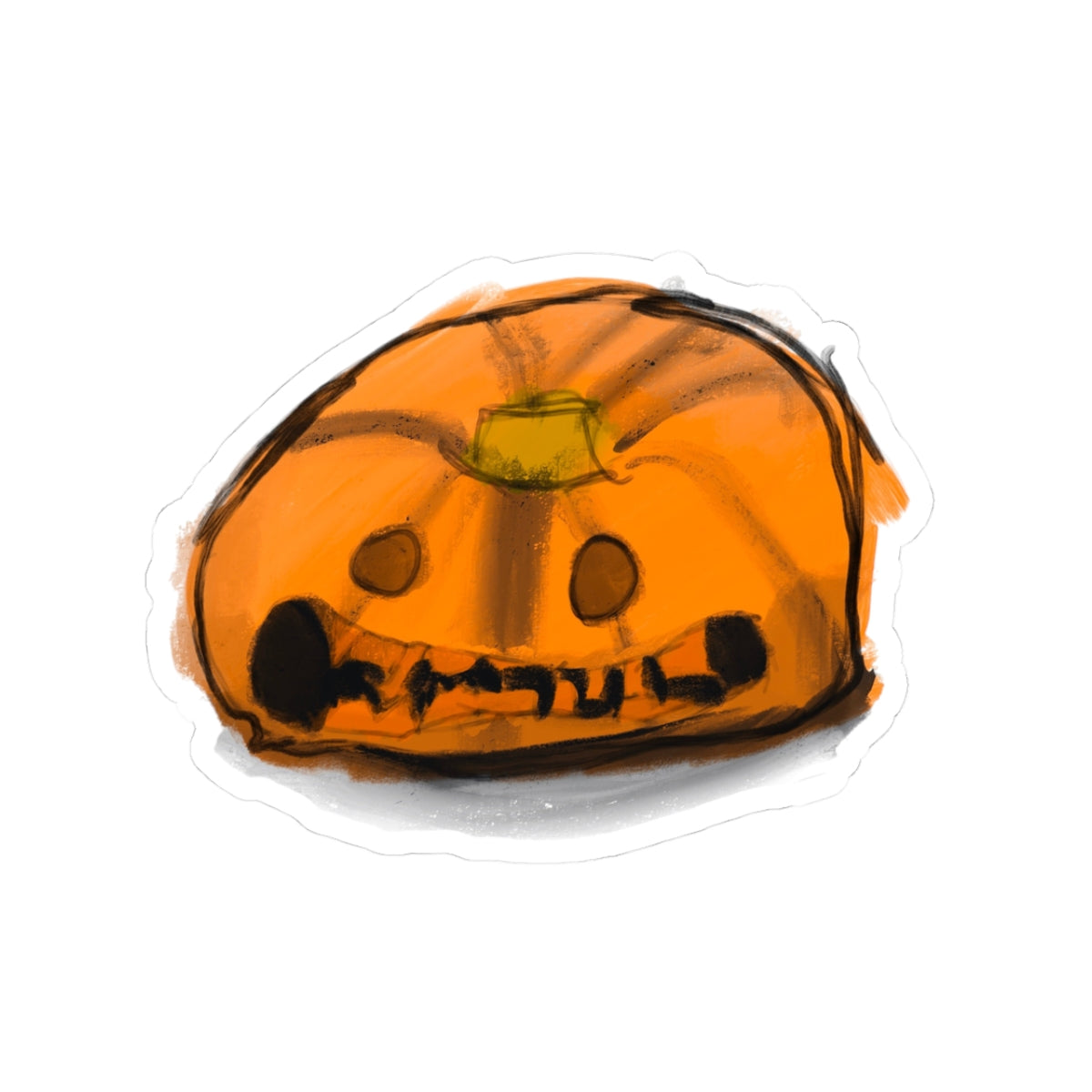 Halloween Pumpkin Kiss-Cut Vinyl Decal