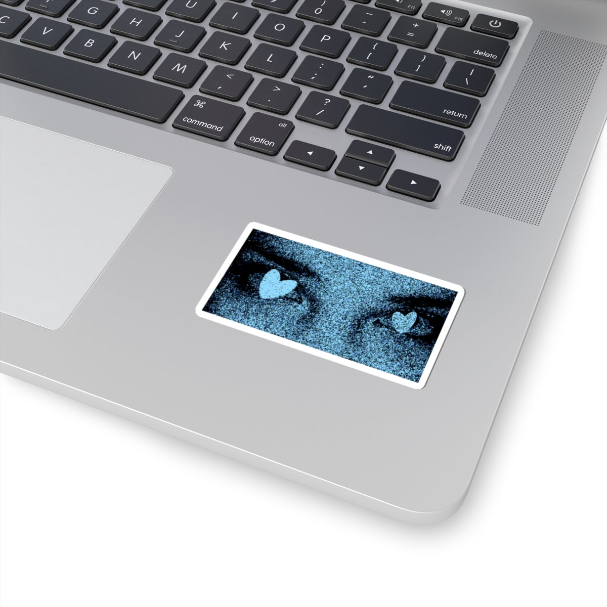 Heart eye Kiss Cut vinyl sticker