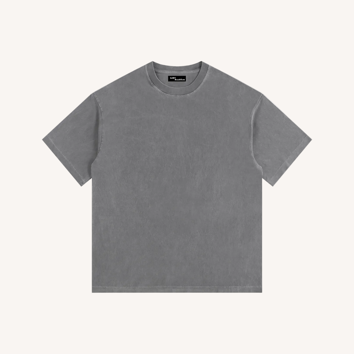 Gray t-shirt on a white background
