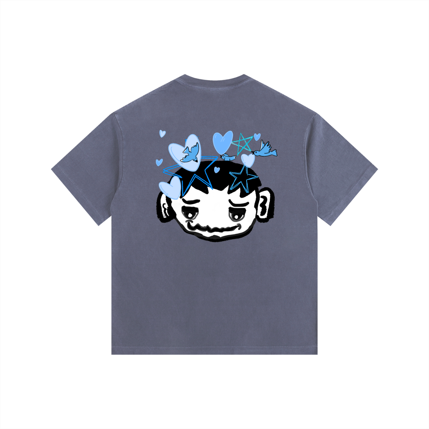 Lover boy Vintage Washed Oversized Cotton T-Shirt