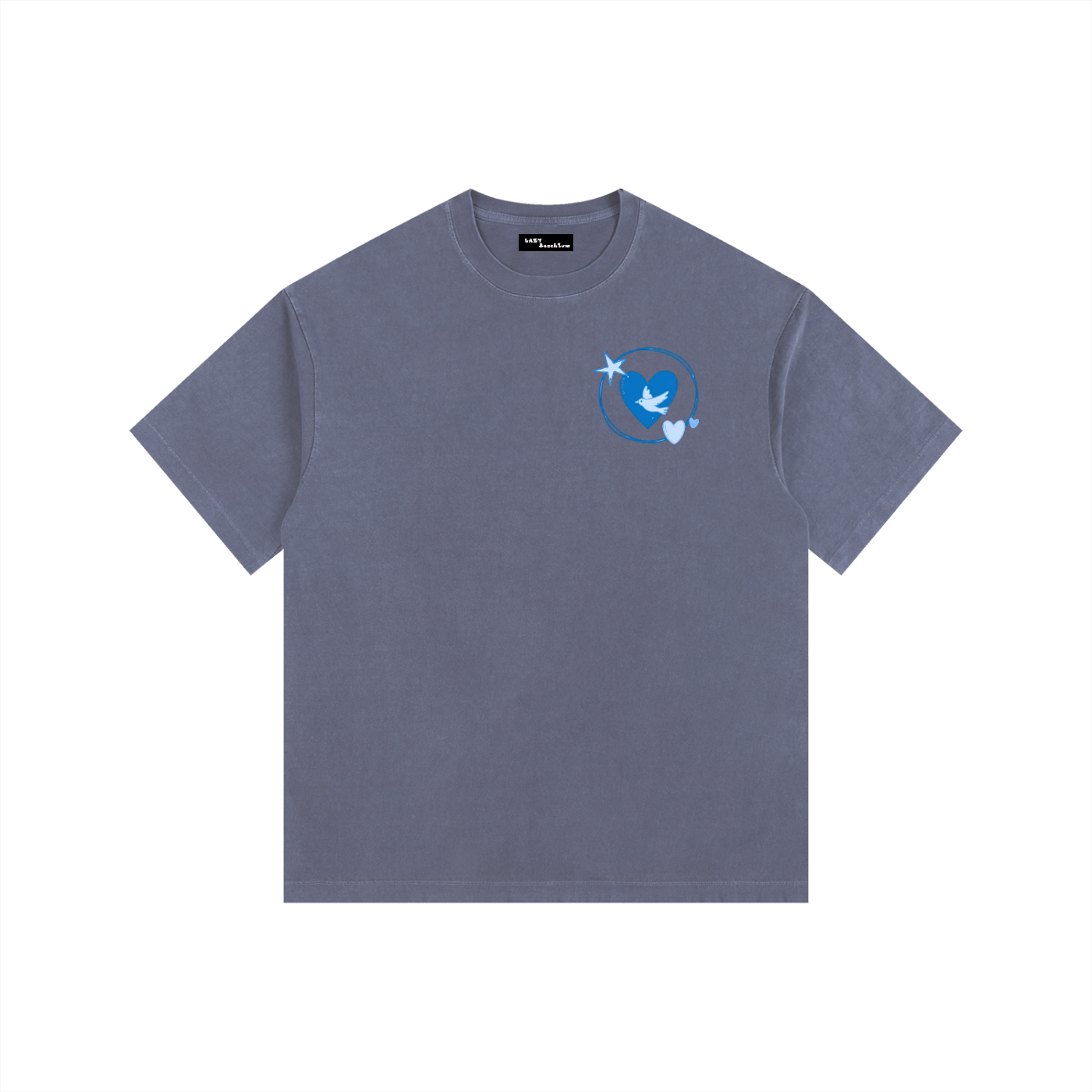 Lover boy Vintage Washed Oversized Cotton T-Shirt