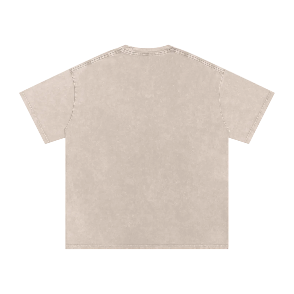 Beige t-shirt on a white background
