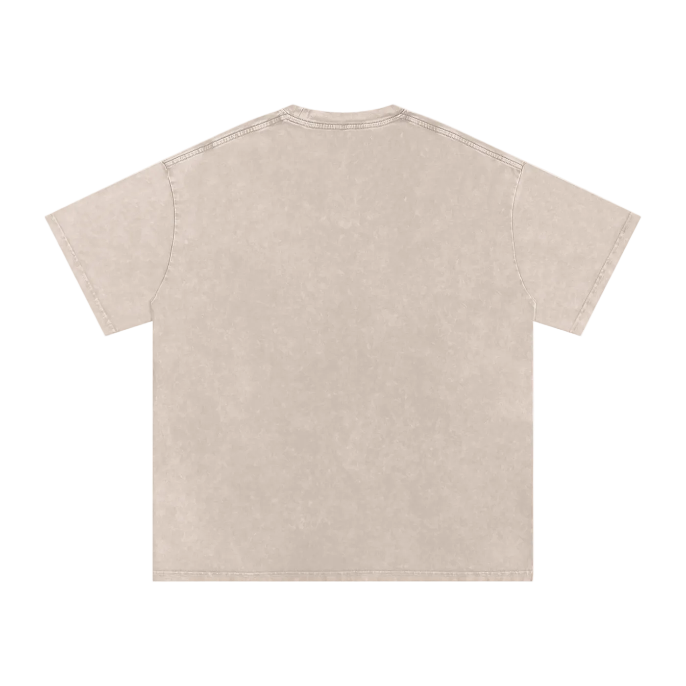 Beige t-shirt on a white background