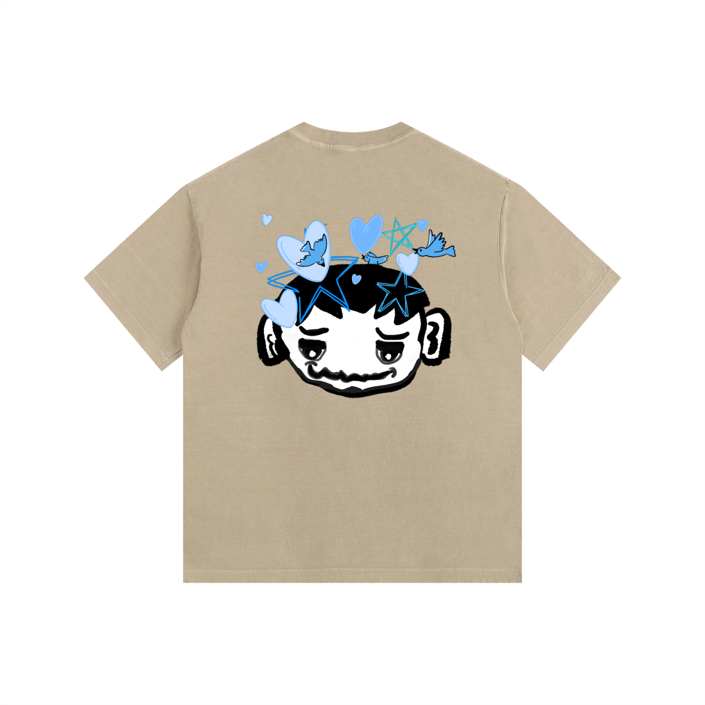 Lover boy Vintage Washed Oversized Cotton T-Shirt