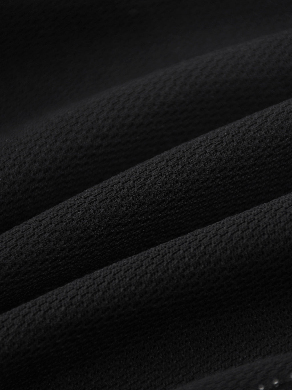 Close-up of black textured fabric