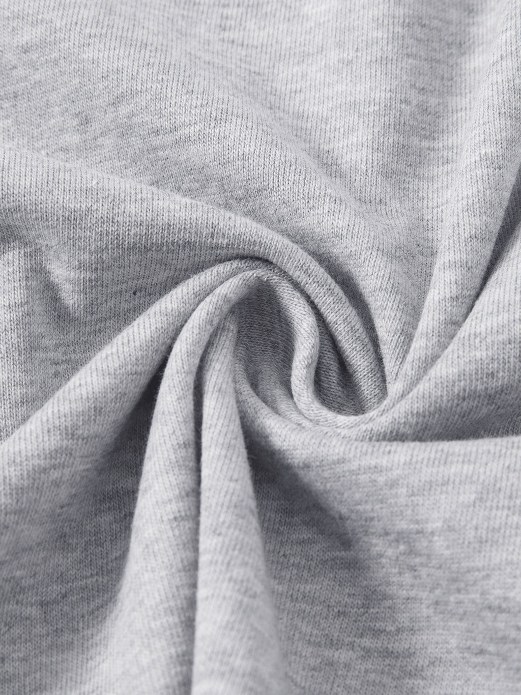 Close-up of gray fabric with folds