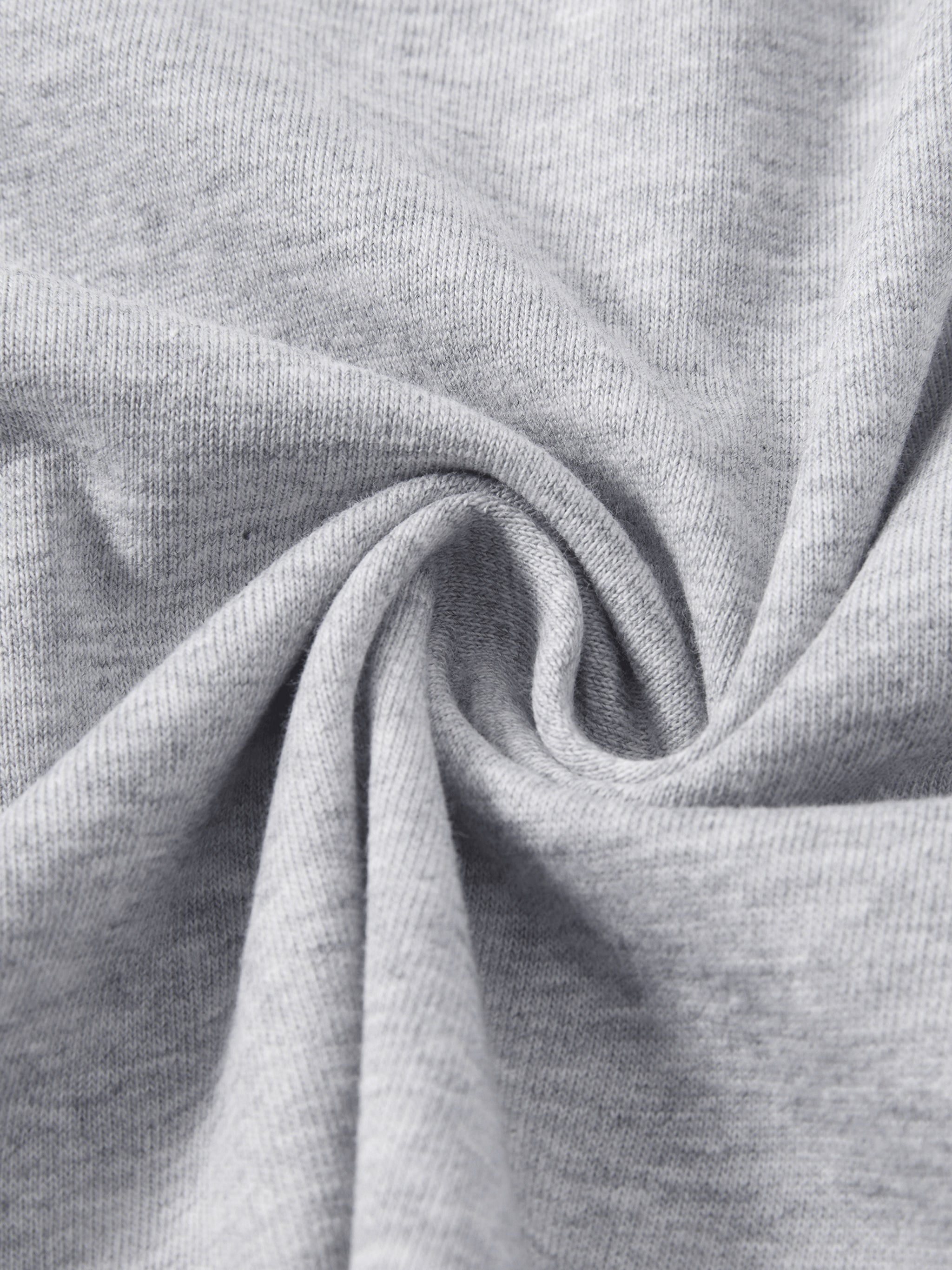 Close-up of gray fabric with folds