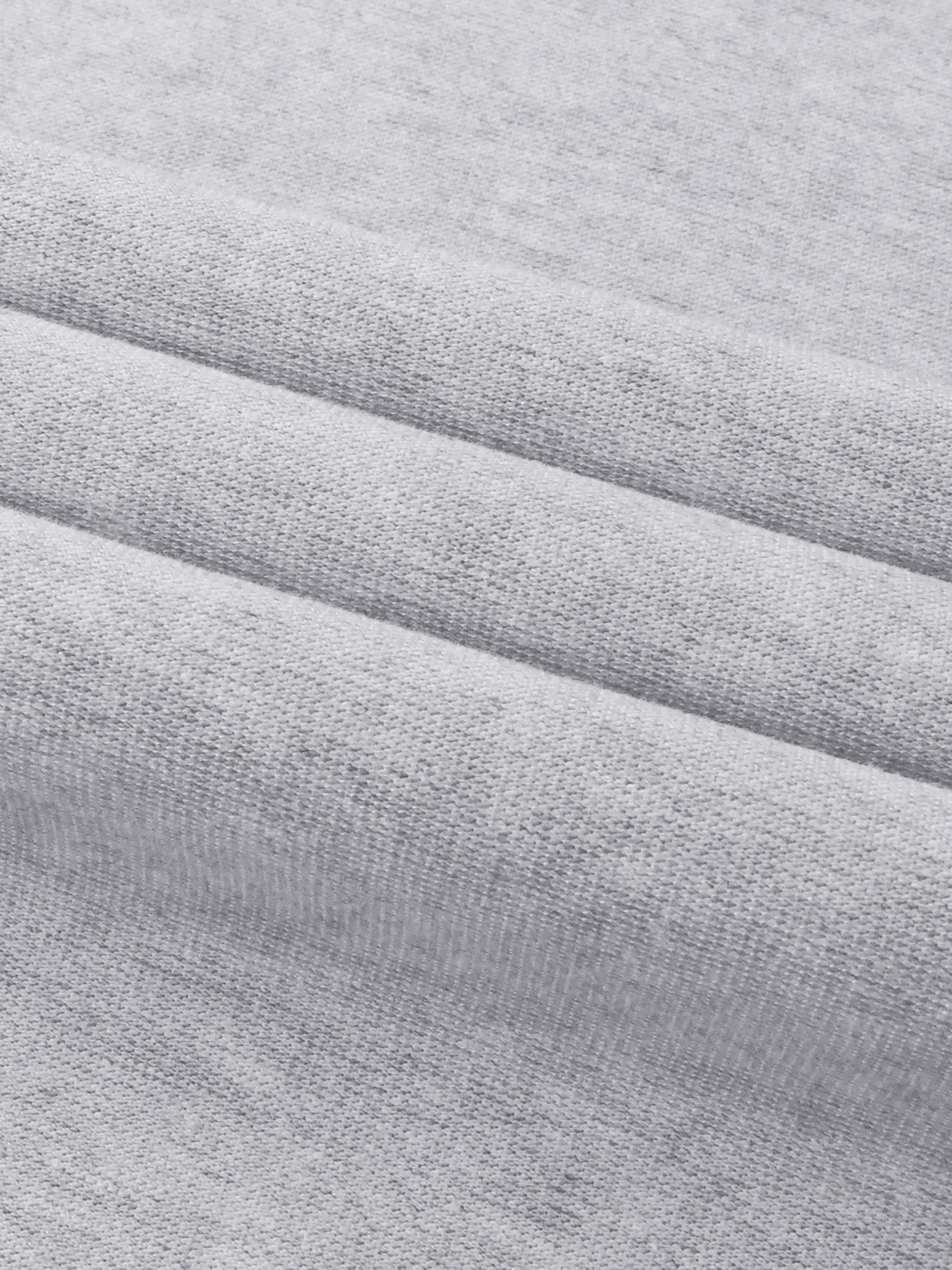 Close-up of gray fabric with folds